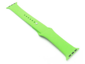 Correia de silicona Apple Watch 42 mm Verde