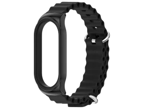 Comprar Correa Xiaomi Mi Smart Band 6 / Mi Band 5 / Amazfit Band 5 Wave Negro Correa Xiaomi Mi Smart Band 6 / Mi Band 5 / Amazfit Band 5 Wave Negro