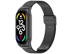 Comprar Correa Xiaomi Smart Band 7 Milanesa Clip Preto - CROCOCASE Correa Xiaomi Smart Band 7 Milanesa Clip Preto - CROCOCASE