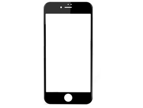 Cristal temperado 3D iPhone 7 Plus / 8 Plus Preto