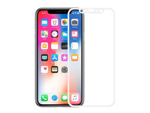 Comprar Vidro Temperado 3D iPhone X Branco Vidro Temperado 3D iPhone X Branco