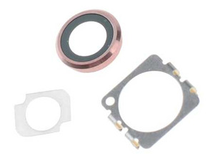 Coberta Câmara Traseira con Difusor Led iPhone 6S Ouro Rosa