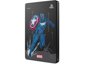 Comprar Disco Duro Externo Seagate Game Drive 2TB PS4 Capitán América Negro Disco Duro Externo Seagate Game Drive 2TB PS4 Capitán América Negro
