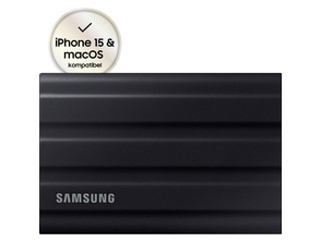 Disco rígido SSD Samsung Portátil T7 Shield 4TB / USB USB / Negro