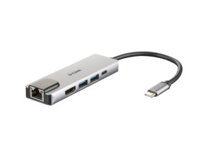 Comprar DOCKING USB-C D-LINK DUB-M520 HDMI 4K USB-A 3.0 PD 60W Thunderbolt 3 RJ45 DOCKING USB-C D-LINK DUB-M520 HDMI 4K USB-A 3.0 PD 60W Thunderbolt 3 RJ45