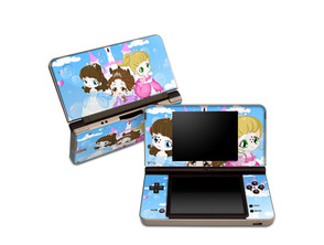 Skin Little Princesses Flowers Nintendo DSi XL