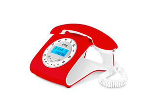 Comprar Telefone Retro Elegance SPC 3606R Vermelho/Branco Telefone Retro Elegance SPC 3606R Vermelho/Branco