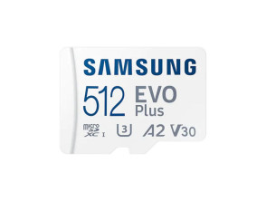 Samsung Micro SD 512 GB EVO+ + Adaptador Class 10