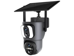 Comprar Câmera Escam QF390 Preto 1080p, Lente Dual, WiFi e Painel Solar Câmera Escam QF390 Preto 1080p, Lente Dual, WiFi e Painel Solar