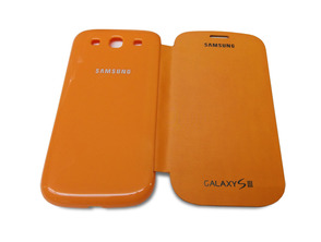 Funda tipo libro Samsung Galaxy S3 Orange