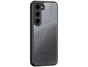 Base rígida Samsung Galaxy S23 Negro+Transparente Anti-Scratch Shell
