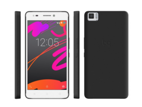 Caso Aquaris M5.5 Doces Pretos