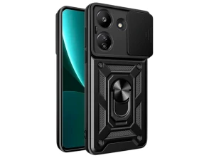 Comprar Capa Armadura Militar Xiaomi Redmi 13C / Pouco C65 / M6 5G Proteção Câmera Metálico Anel Negro Capa Armadura Militar Xiaomi Redmi 13C / Pouco C65 / M6 5G Proteção Câmera Metálico Anel Negro