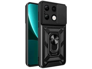 Comprar Capa Armadura Militar Xiaomi Redmi Note 13 4G - Proteção Câmera, Suporte Metálico e Anel Negro Capa Armadura Militar Xiaomi Redmi Note 13 4G - Proteção Câmera, Suporte Metálico e Anel Negro