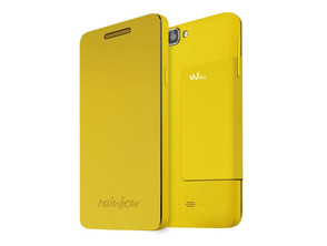 Funda para Wiko Rainbow com Tampa Amarelo