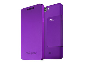 Funda para Wiko Rainbow com Tampa Violeta