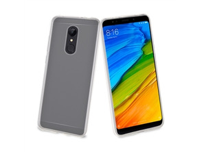Caixa de Cristal Macio Transparente Xiaomi Redmi 5 Plus Muvit