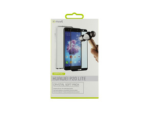 Comprar Caixa de cristal macio transparente Huawei P20 Lite Muvit + Vidrio  Caixa de cristal macio transparente Huawei P20 Lite Muvit + Vidrio