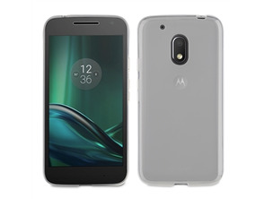 Caso cristal suave transparente Motorola Moto G4 Jogar Muvit