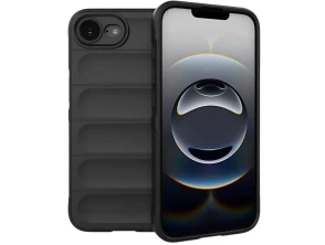 Base de silicone Wave para iPhone 17e/16e - Preto - Marca CROCOCASE