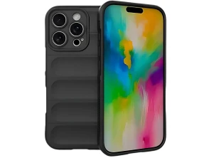 Base de silicone Wave iPhone 16 Pro Max Negro - CROCOCASE