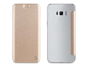 Comprar Folio Case Gold with Transparent Back Cover Samsung Galaxy S8 Muvit Folio Case Gold with Transparent Back Cover Samsung Galaxy S8 Muvit