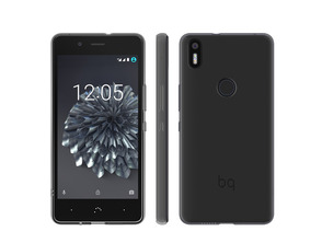 Funda Gummy BQ Aquaris X5 Plus Negro