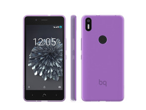 Funda Gummy BQ Aquaris X5 Plus Violeta