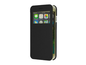 Funda para iPhone 6 com tampa e janela 4,7" Preto