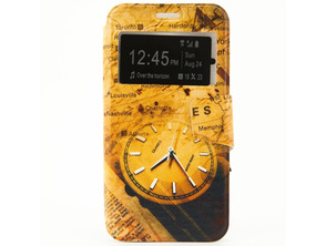 Samsung Book Case J3 2016 Relógio do mapa