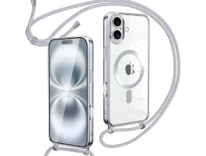 Base Magnética com suspensão iPhone 16 Prata - Marca CROCOCASE