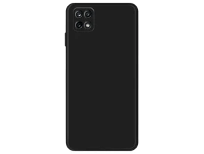 Base Samsung Galaxy A22 5G A226 Square Liquid Negro - CROCOCASE
