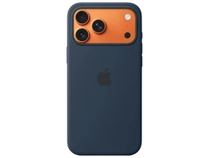 Base de silicone com MagSafe para iPhone 17 Pro Max na Medianoche
