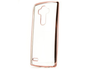 Funda TPU Metal LG K10 Rosa