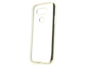 Funda TPU Metal LG K10 Prata