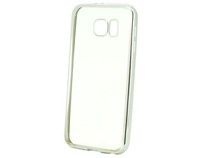 Funda TPU Metal Samsung Galaxy S6 Prata X-One