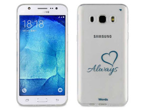 Comprar Funda TPU Transparente Always Samsung Galaxy J5 2016 Words Funda TPU Transparente Always Samsung Galaxy J5 2016 Words