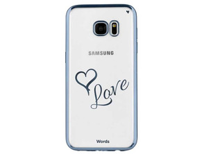 Comprar Funda TPU Transparente Love Samsung Galaxy S7 Edge Words Funda TPU Transparente Love Samsung Galaxy S7 Edge Words