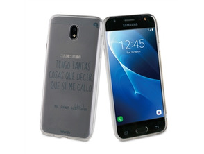Transparente TPU Cover Legendas Samsung Galaxy J5 2017 palavras