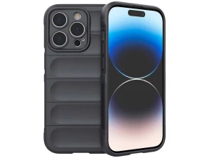 Comprar Base de silicone Wave iPhone 15 Pro Cinzento Escuro - Marca CROCOCASE Base de silicone Wave iPhone 15 Pro Cinzento Escuro - Marca CROCOCASE