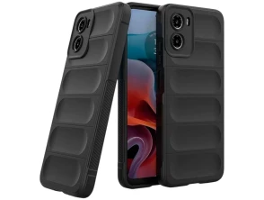 Capa de silicone Xiaomi Pouco X7 Pro 5G Wave Negro - Marca Crococas e
