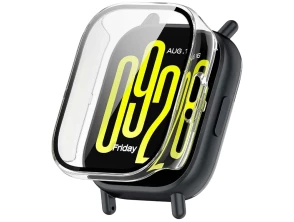 Comprar Funda Xiaomi Redmi Watch 5 Lite Transparente com Cristal Templado e Funda PC Funda Xiaomi Redmi Watch 5 Lite Transparente com Cristal Templado e Funda PC