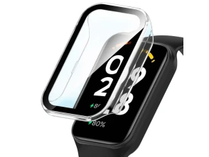 Comprar Tempered Glass + Base PC Xiaomi Mi Smart Band 8 Active Transparente Crococas e Tempered Glass + Base PC Xiaomi Mi Smart Band 8 Active Transparente Crococas e