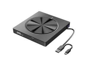 Comprar Gravadora Externa de CD/DVD 8 em 1 com USB-C/A/MicroSD Gravadora Externa de CD/DVD 8 em 1 com USB-C/A/MicroSD