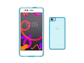 Comprar Funda Aquaris M5 Gummy Azul Funda Aquaris M5 Gummy Azul