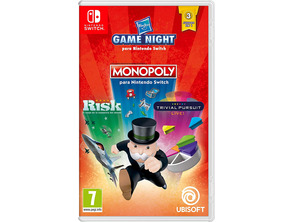 Hasbro Game Night (Monopoly + Risco + Perseguição Trivial) Switch