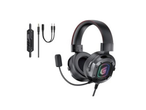 Conceptronic Headset Gaming 7.1 ATHAN03B RGB 3.5mm Compatível PC PS5 Xbox One