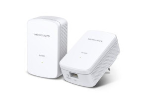 Kit Mercusys MP500 Homeplug com conexão LAN Gigabit - 2 Unidades