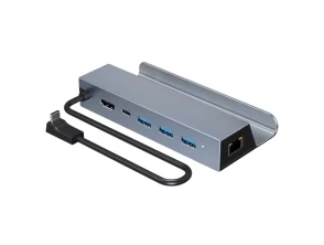 Comprar Houve 6 em 1 HDMI 4K PD 100W USB 3.0 RJ45 Ethernet 1000 M Houve 6 em 1 HDMI 4K PD 100W USB 3.0 RJ45 Ethernet 1000 M