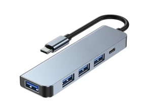 Comprar USB 5 em 1 Tipo C+USB 3.0 Prata - Modelo 2301T USB 5 em 1 Tipo C+USB 3.0 Prata - Modelo 2301T